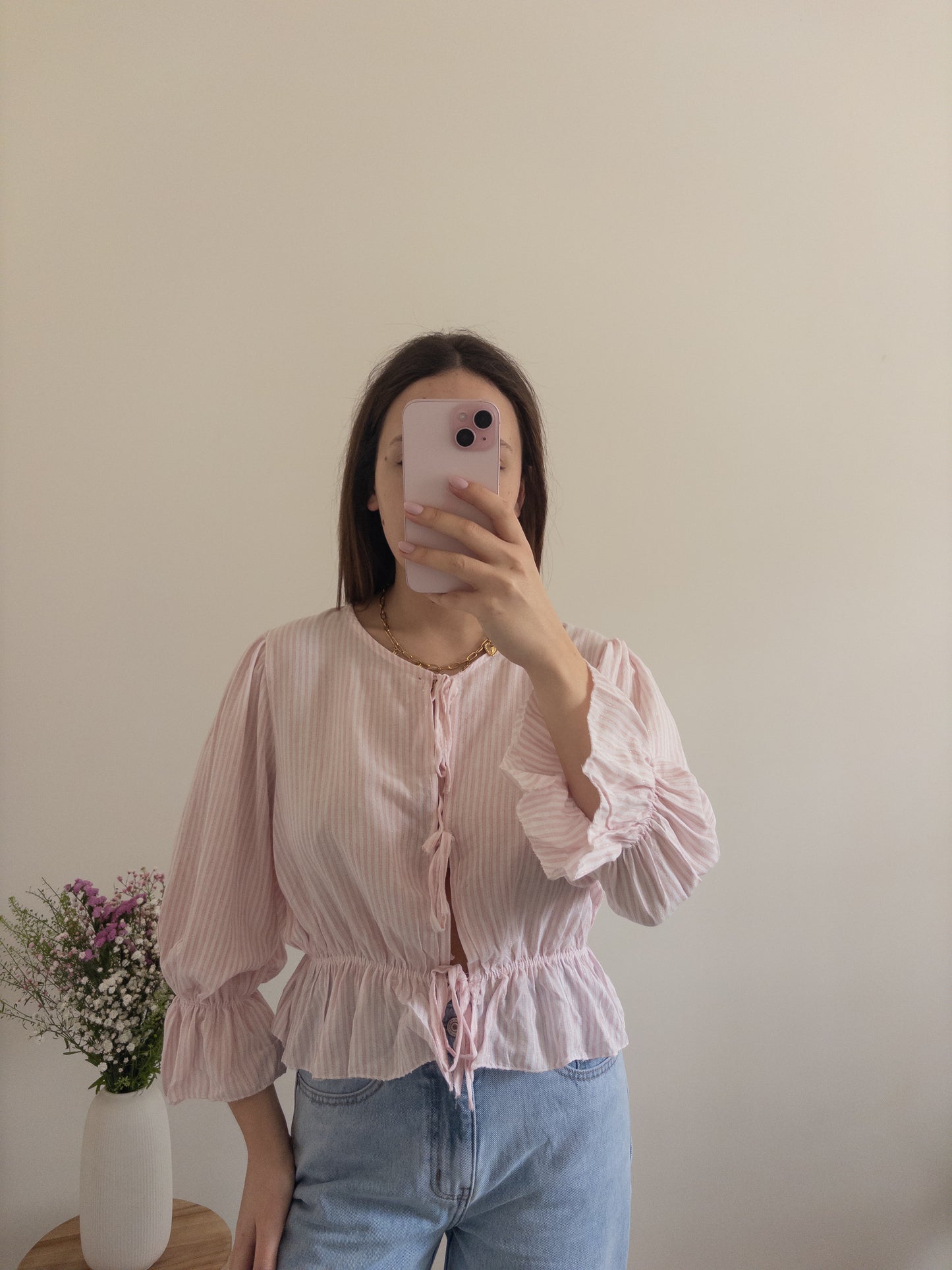 Blouse Maë roze