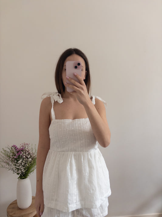 Ensemble Ylona blanc