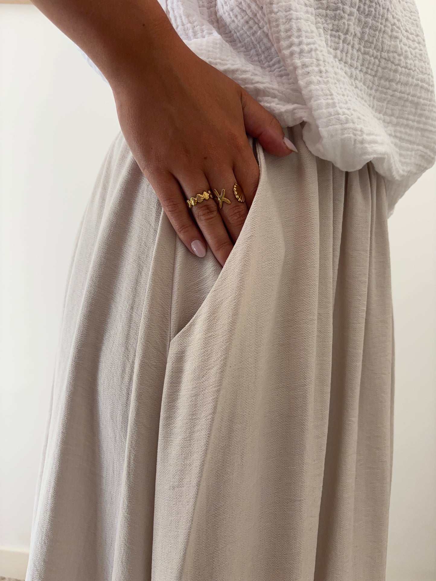 Jupe Anna beige