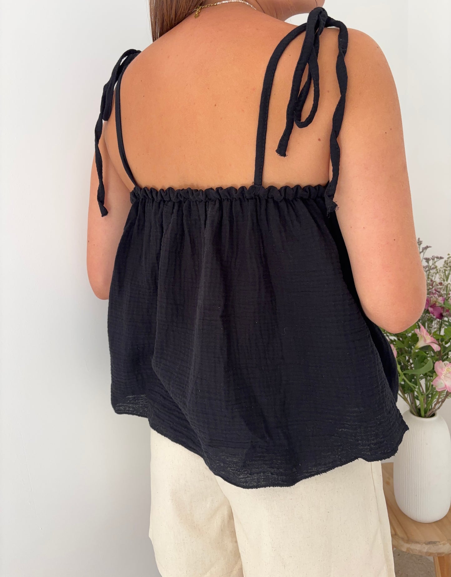 Top Julie noir