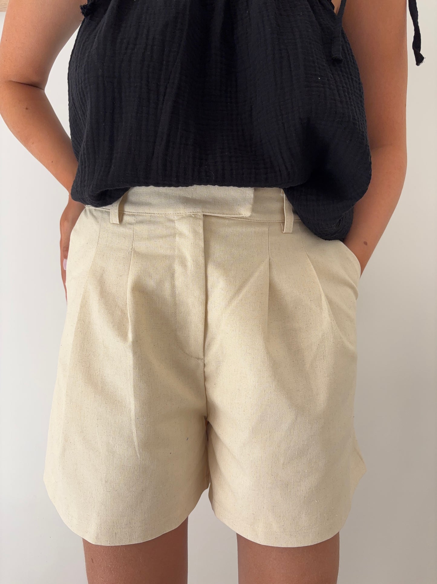 Short Noemie beige