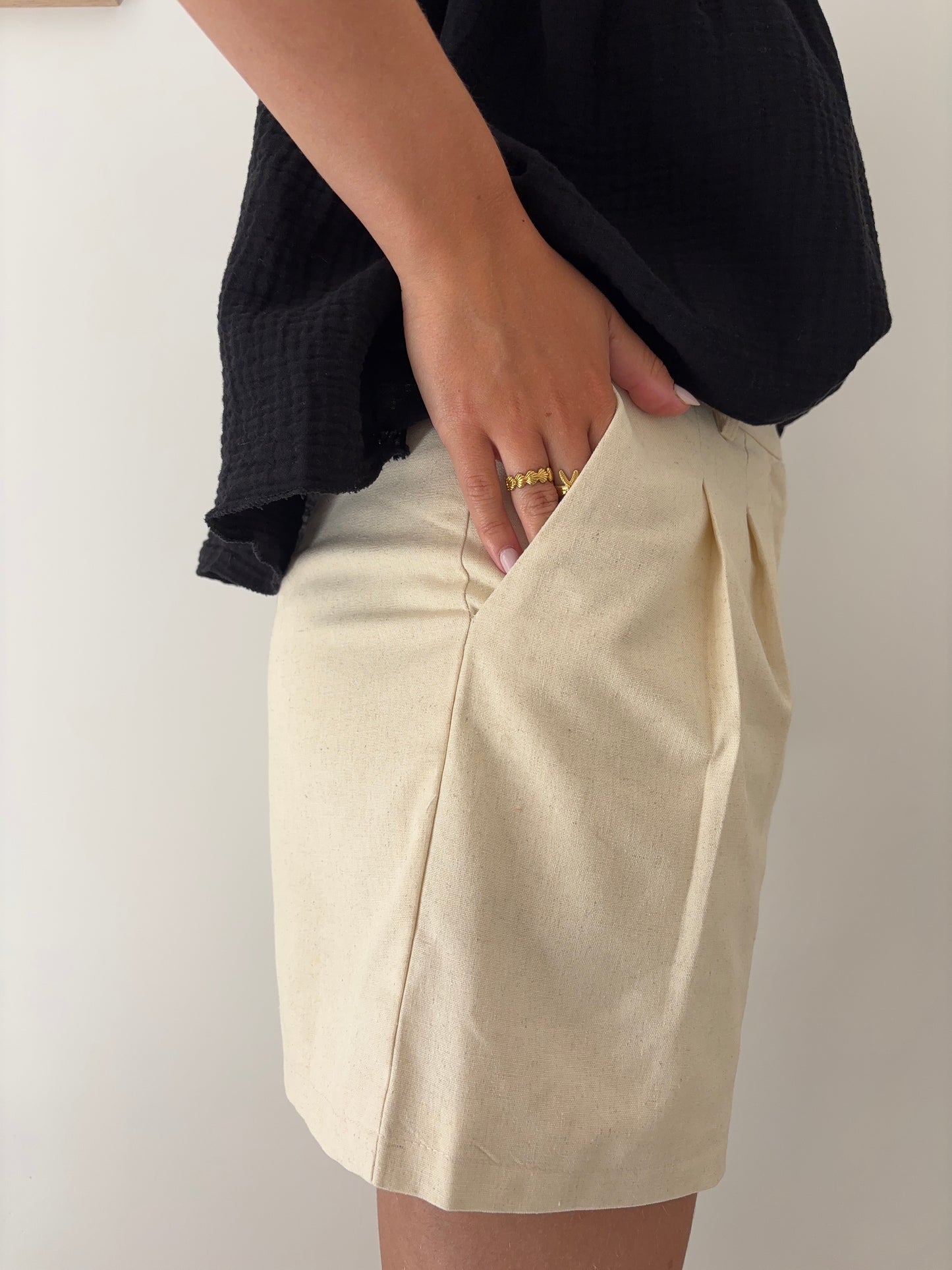 Short Noemie beige