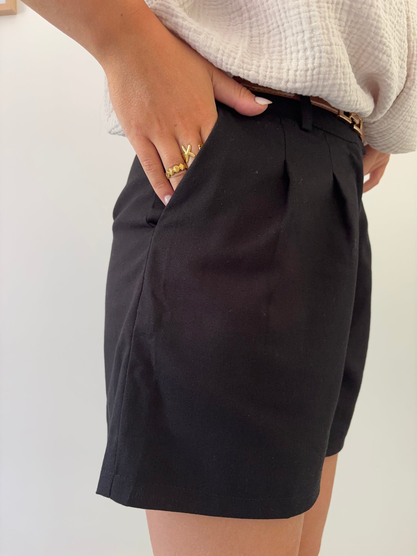 Short Noémie noir