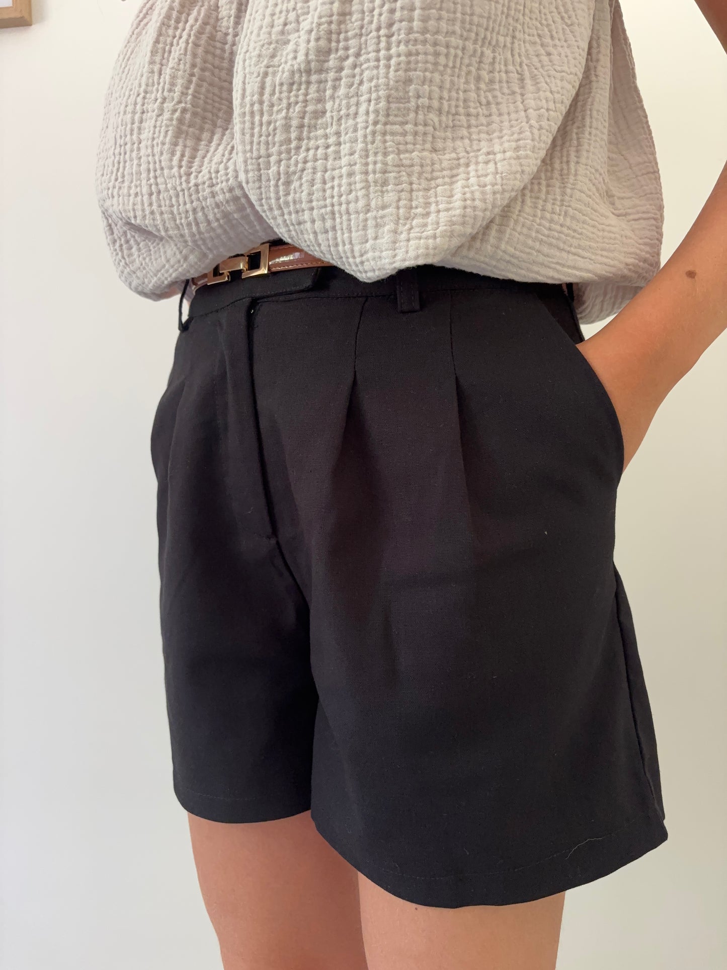 Short Noémie noir