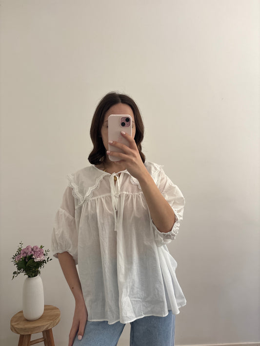 Blouse Anouk blanche