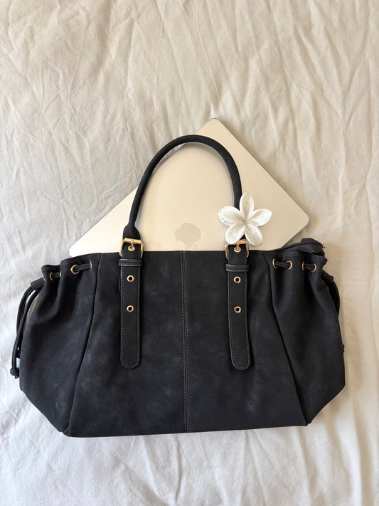 Nélia grey bag - matte grained
