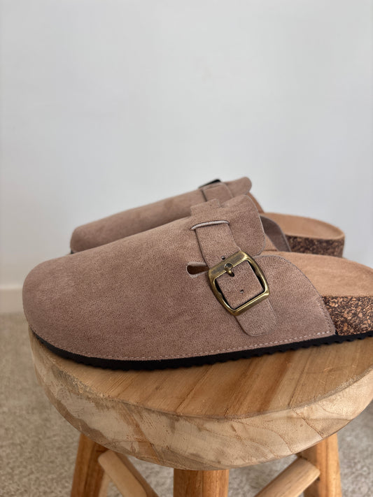 Mules taupe
