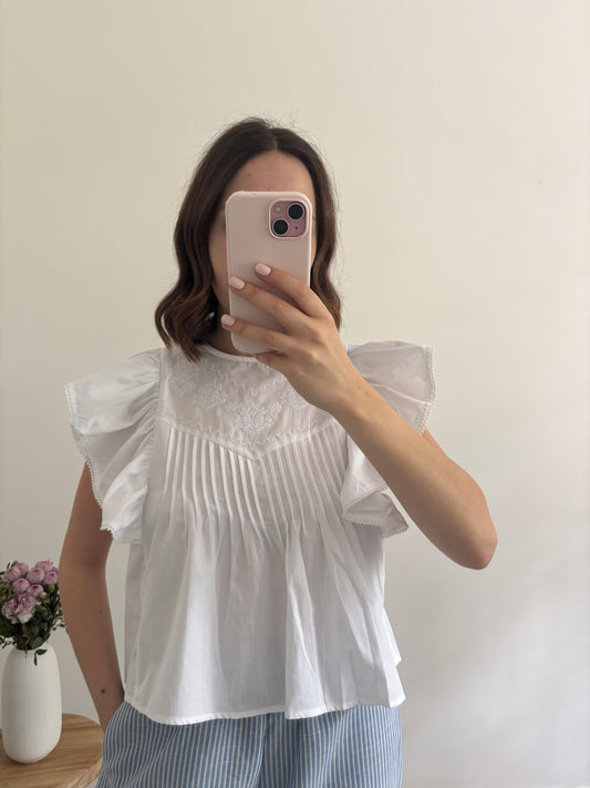 Top Linda blanc