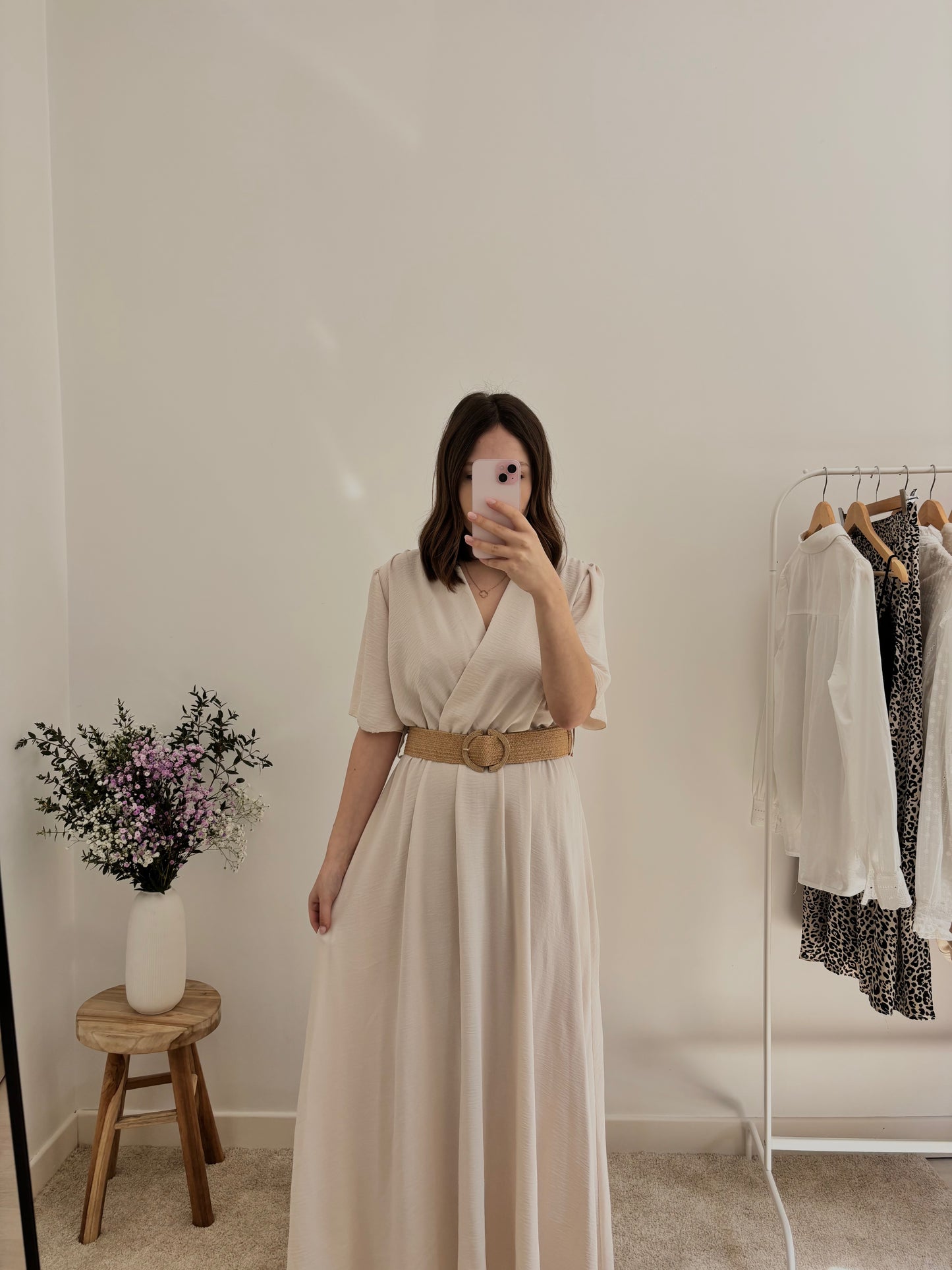 Robe Solenn beige