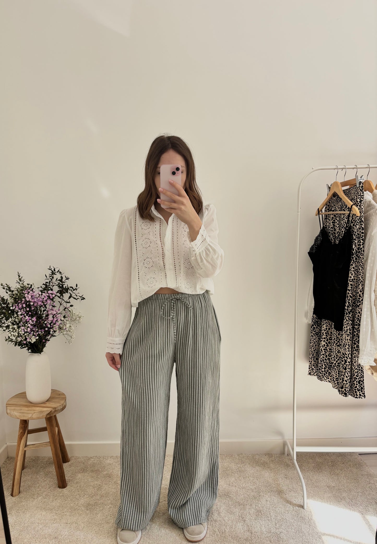 Pantalon Morgane vert