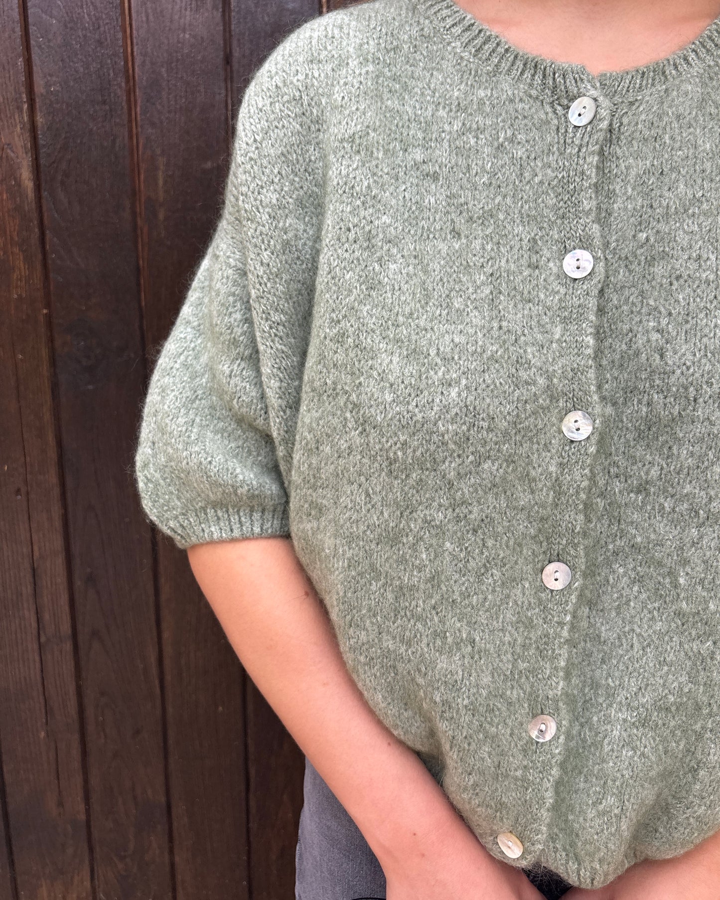 Light khaki Lou cardigan