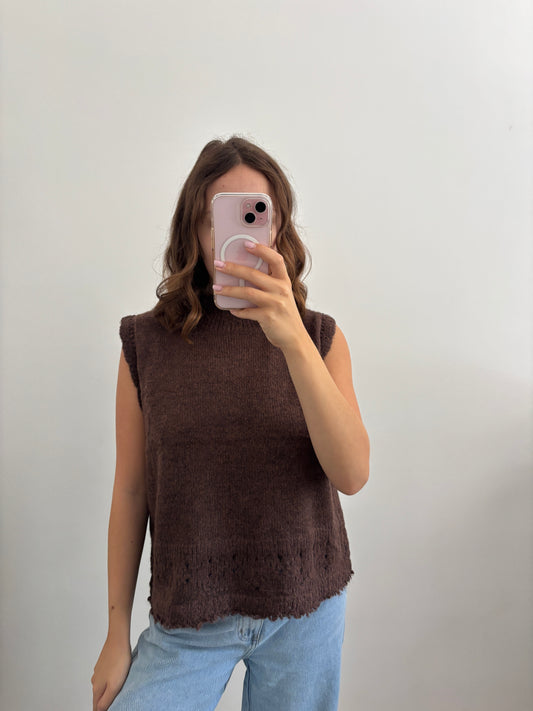 Anna brown sweater