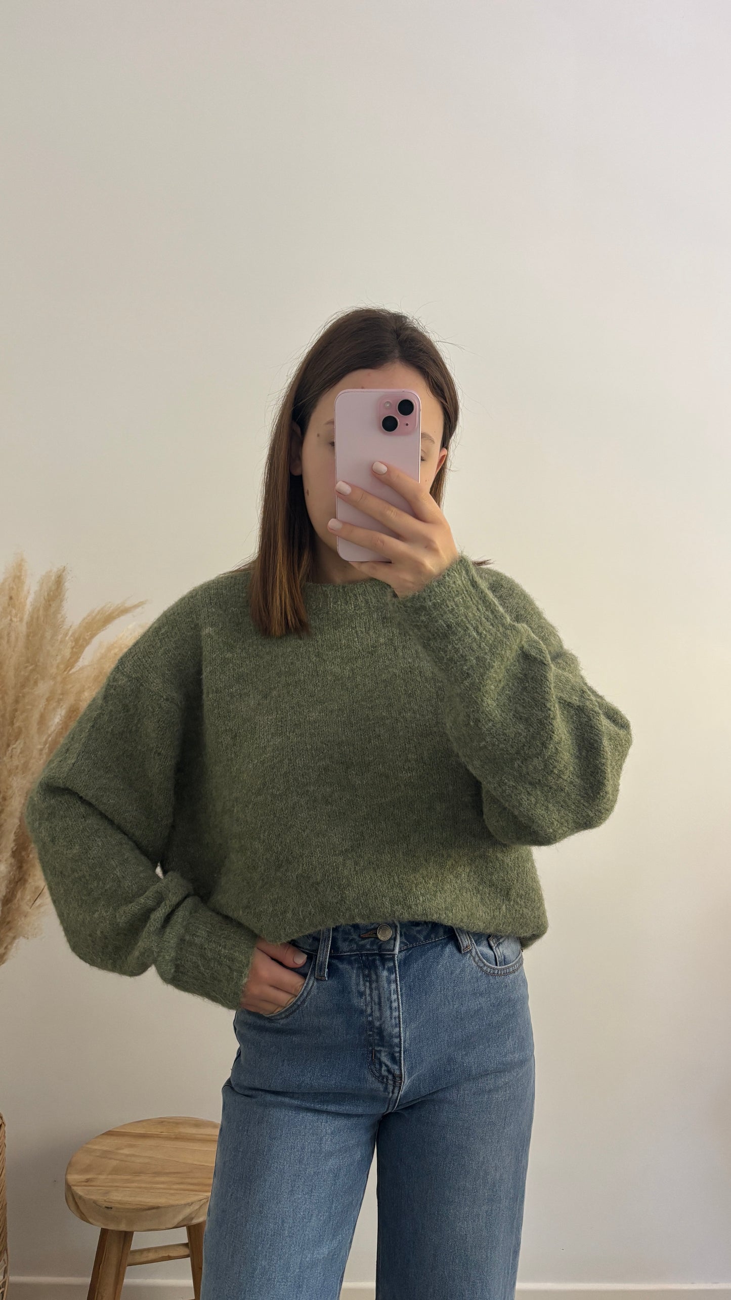 Pull Lucie vert
