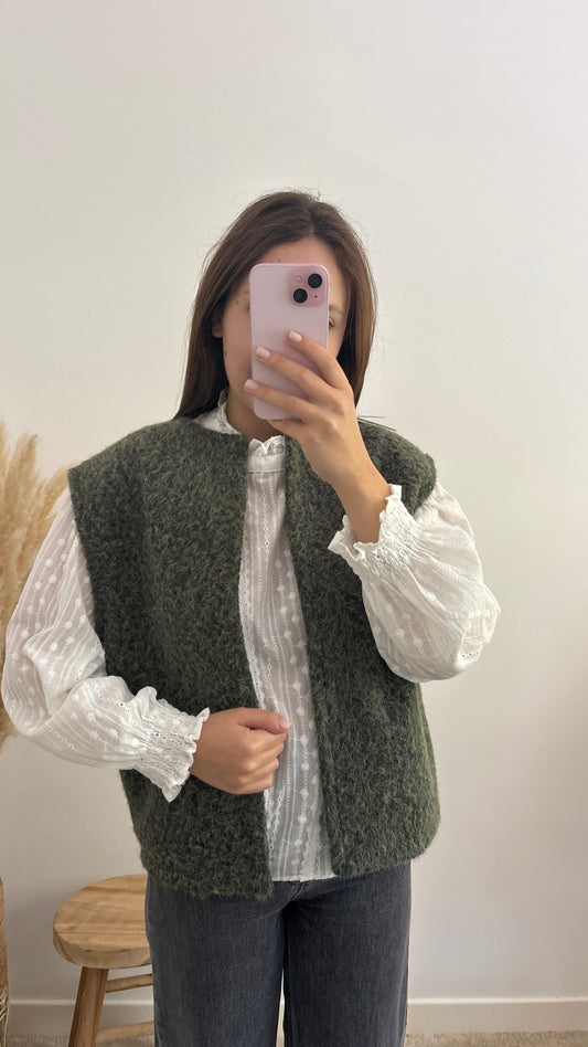 Gilet Océane kaki M/L