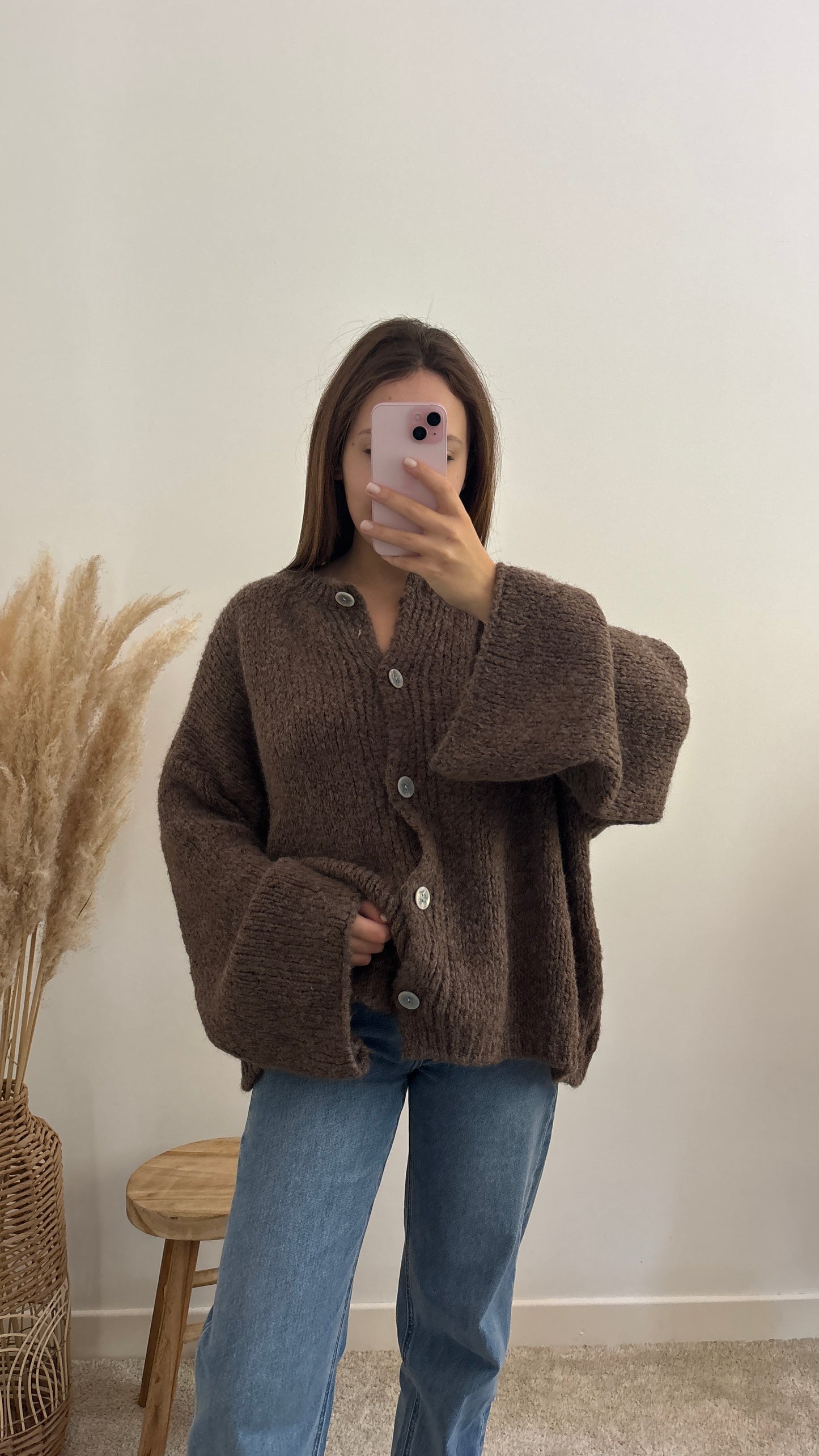 Gilet Olivia marron