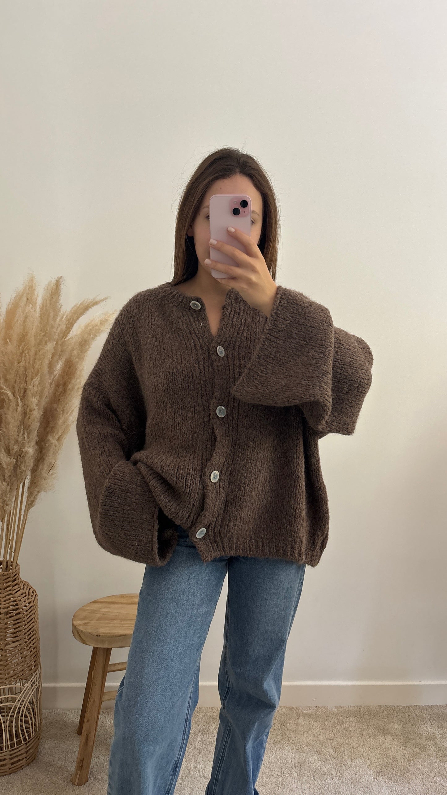 Gilet Olivia marron
