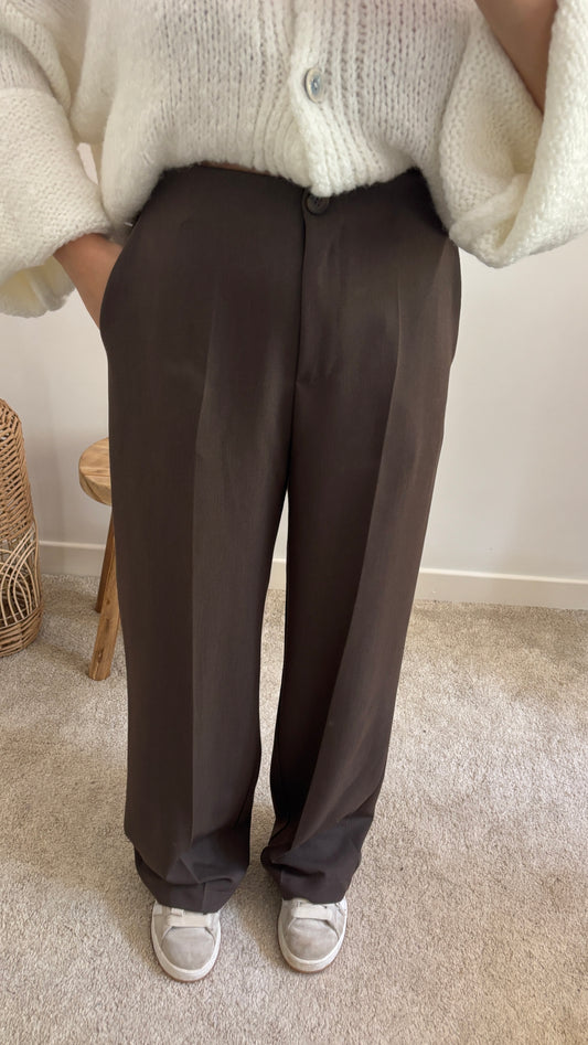 Pantalon Lou taupe