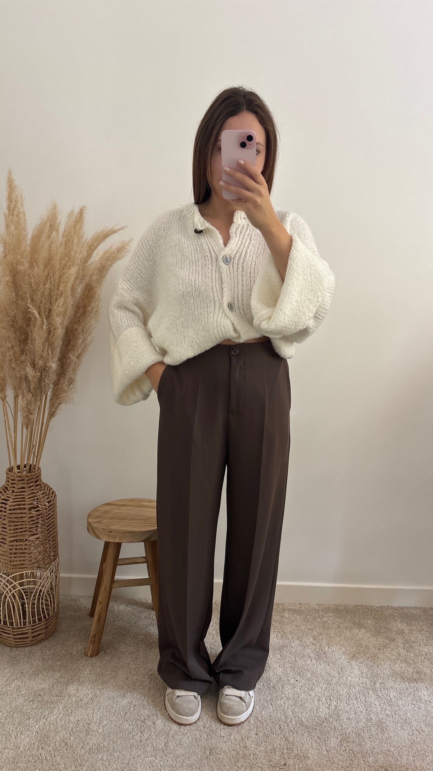 Pantalon Lou taupe