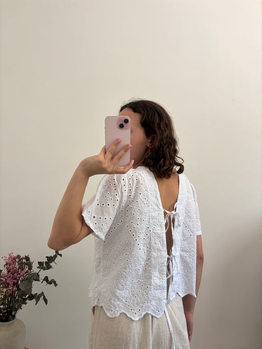 Blouse Ester blanc