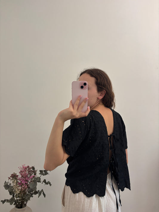 Blouse Ester noire