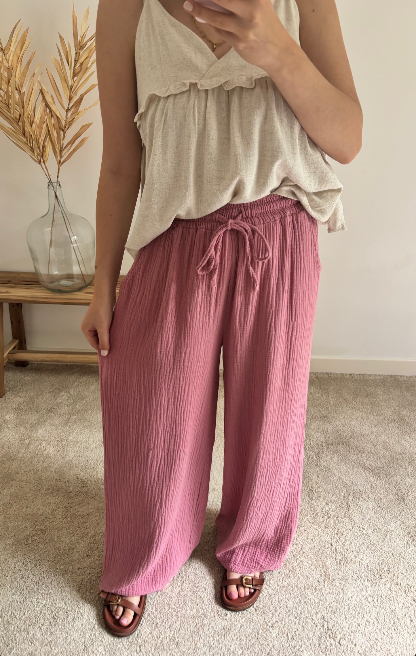 Pantalon Chloé rose