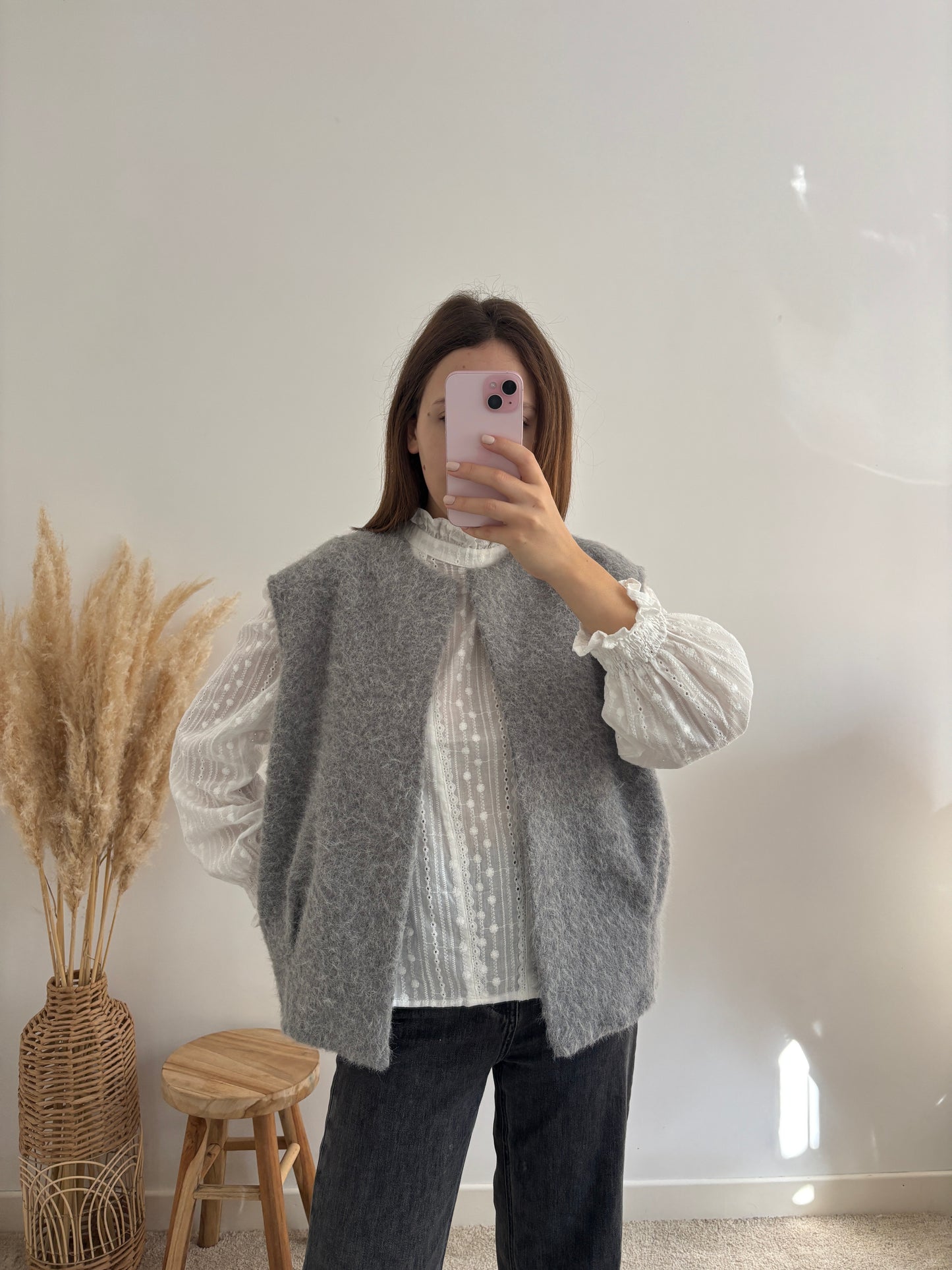Gilet Célia gris