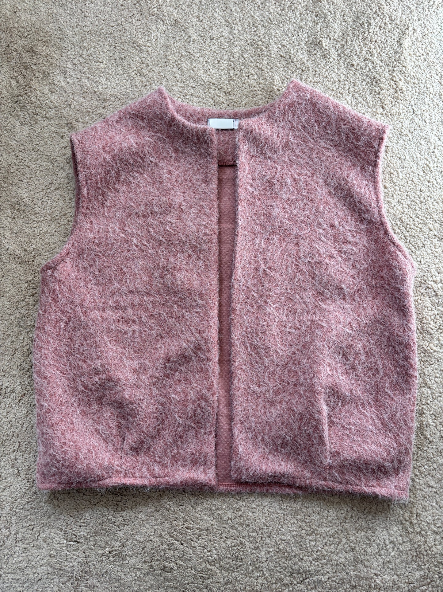 Gilet Célia rose