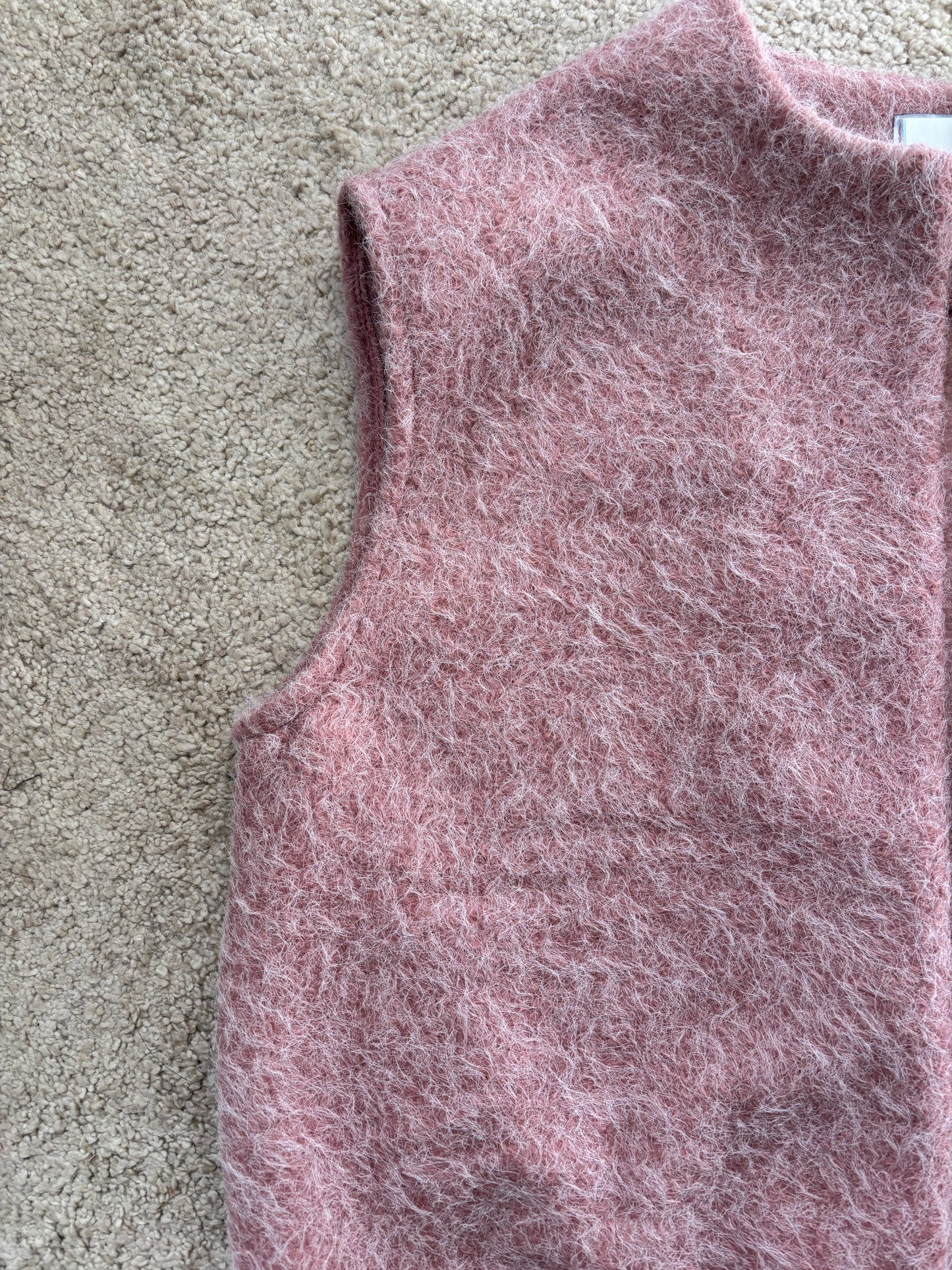 Gilet Célia rose