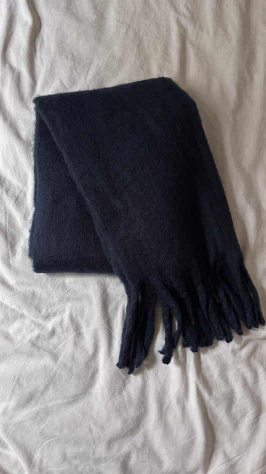 Écharpe Line bleu marine