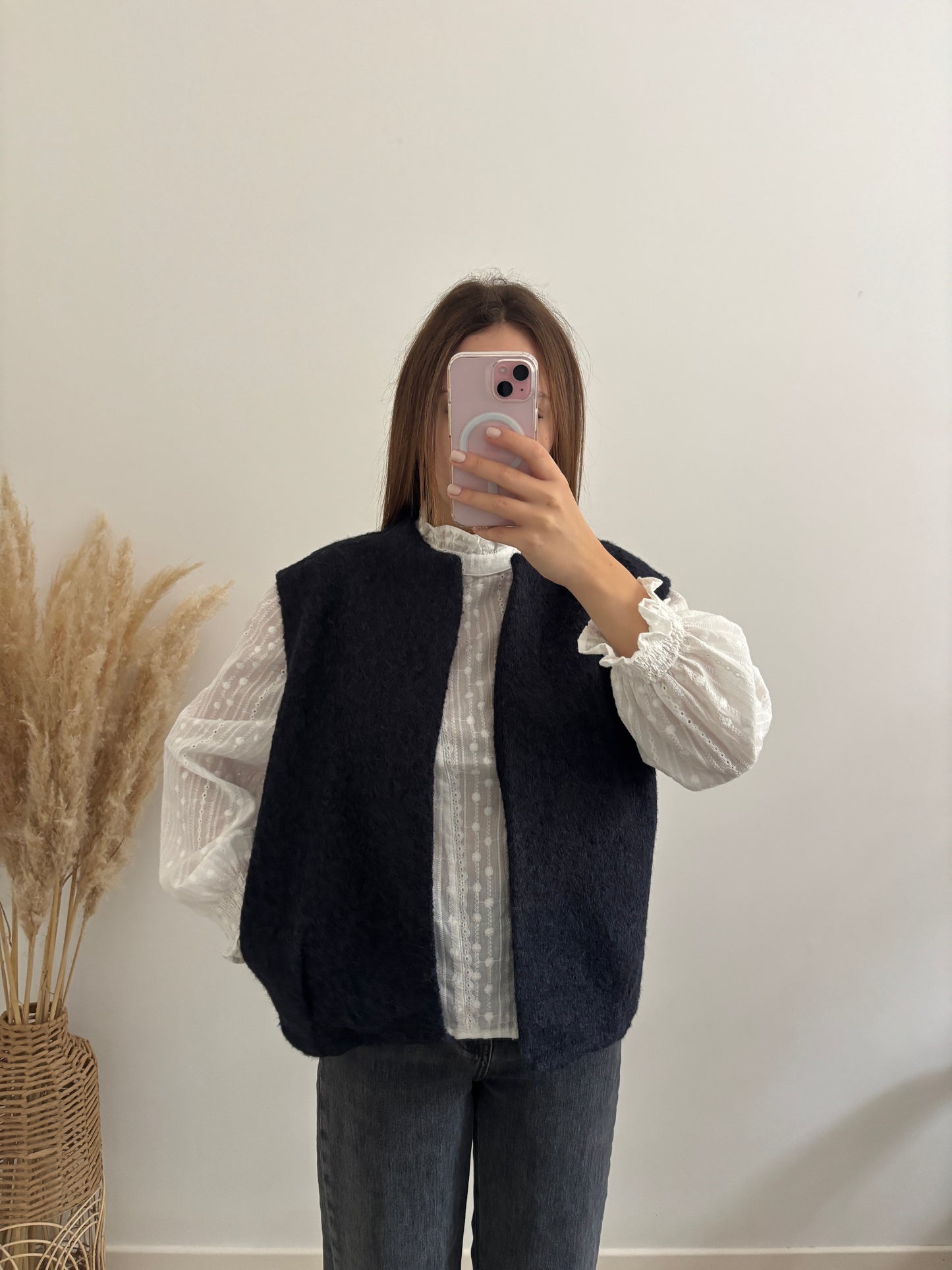 Gilet Célia bleu marine