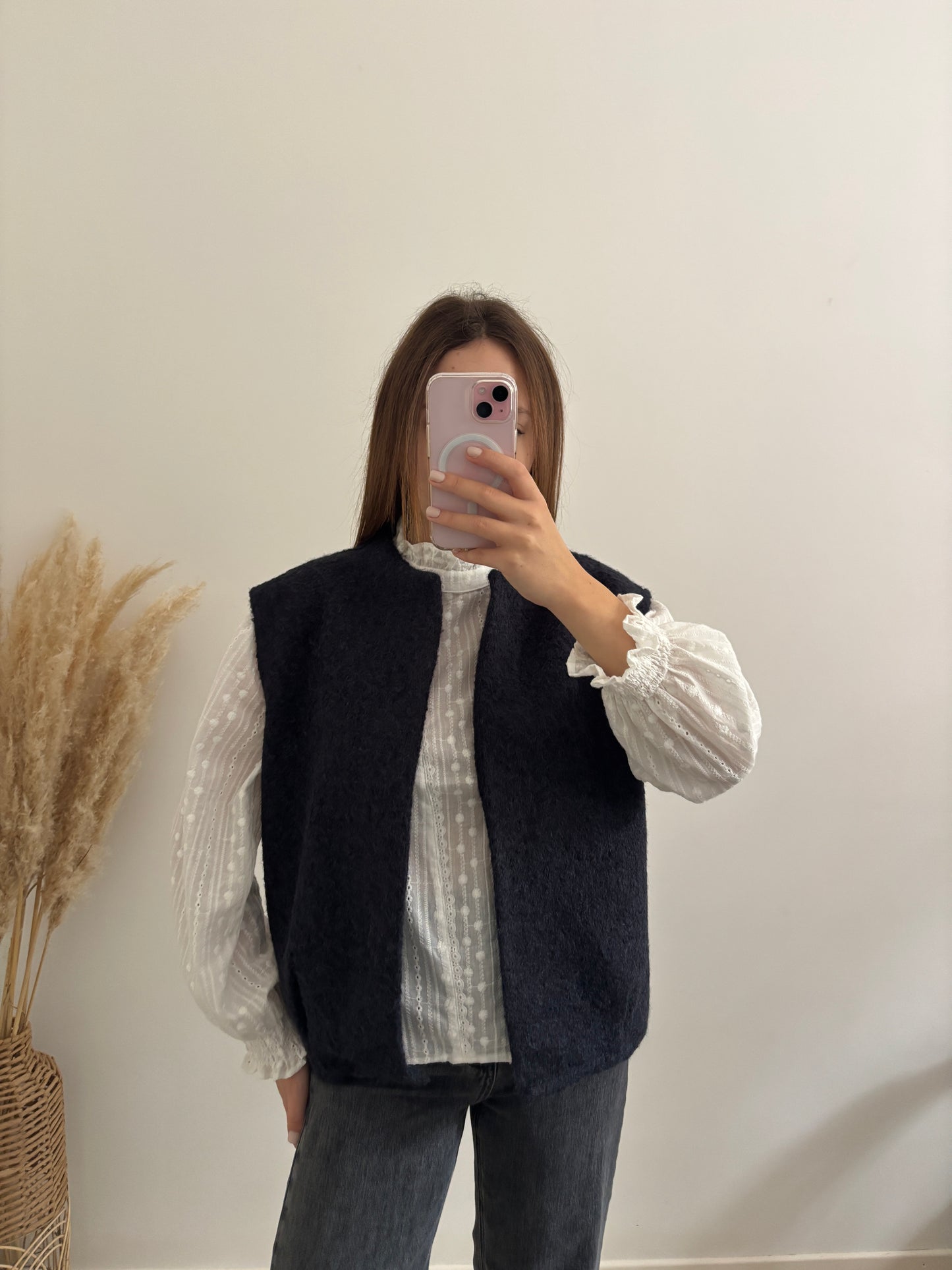 Gilet Célia bleu marine