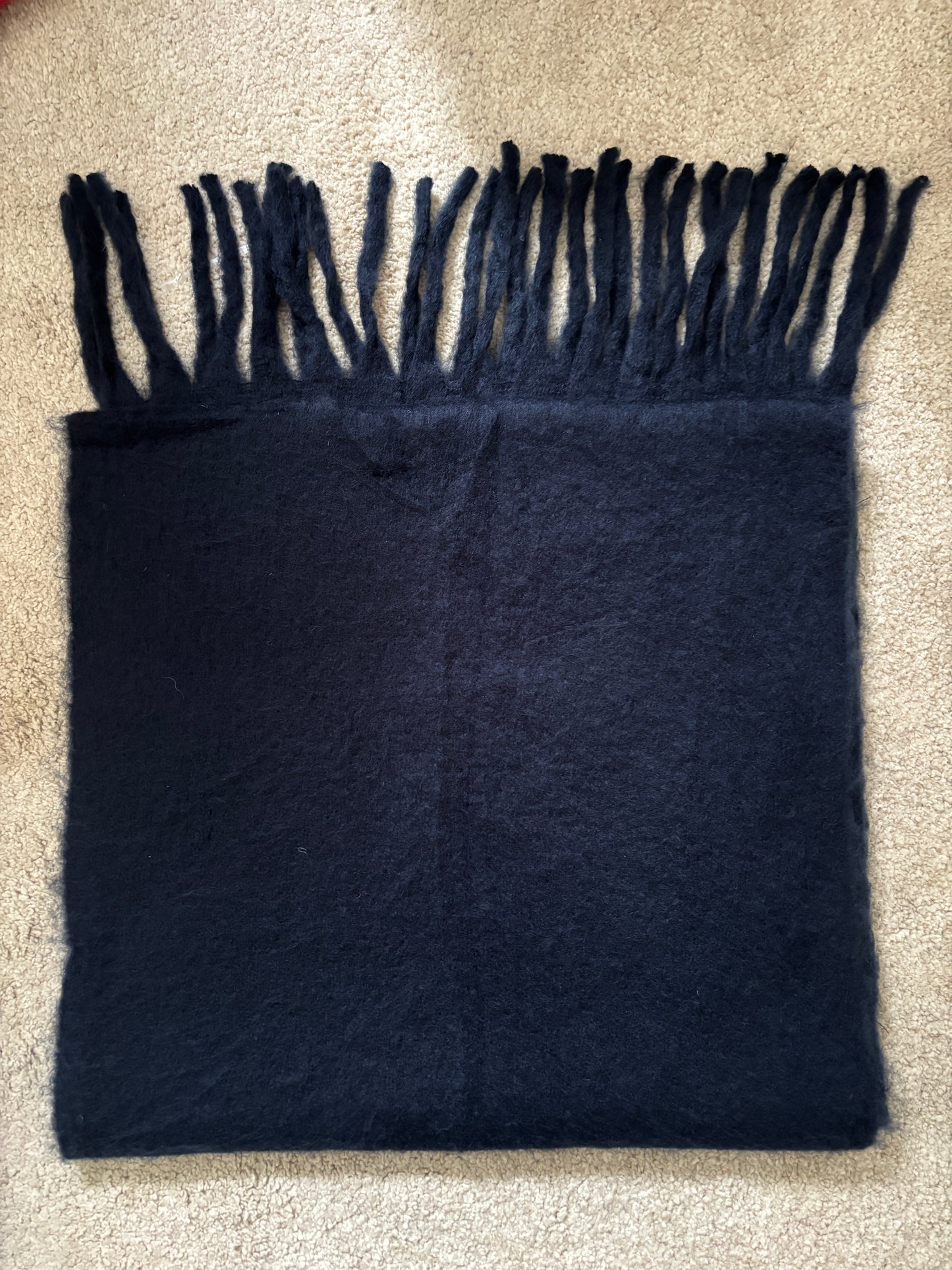 Navy blue Line scarf
