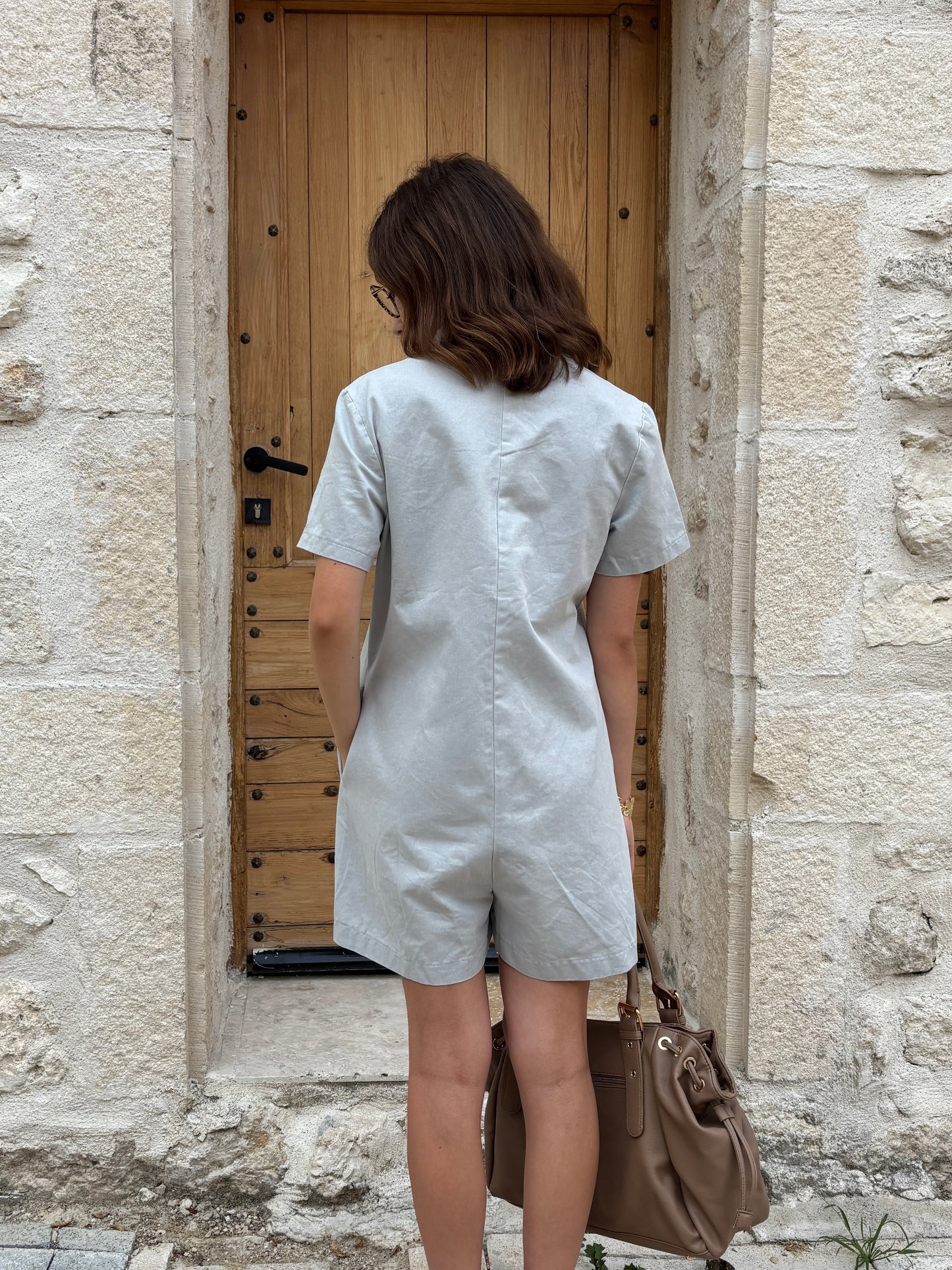 Combi-short Maud bleu ciel