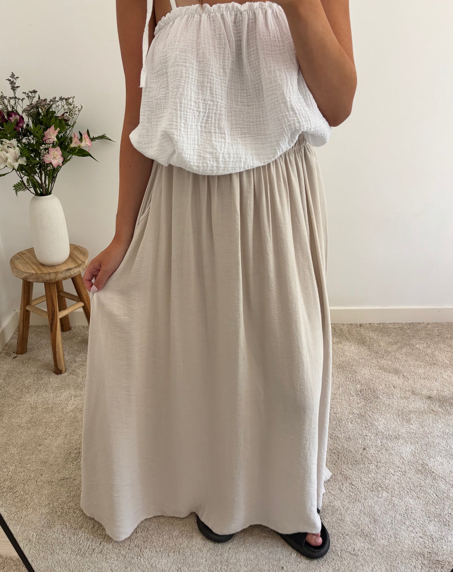 Jupe Anna beige