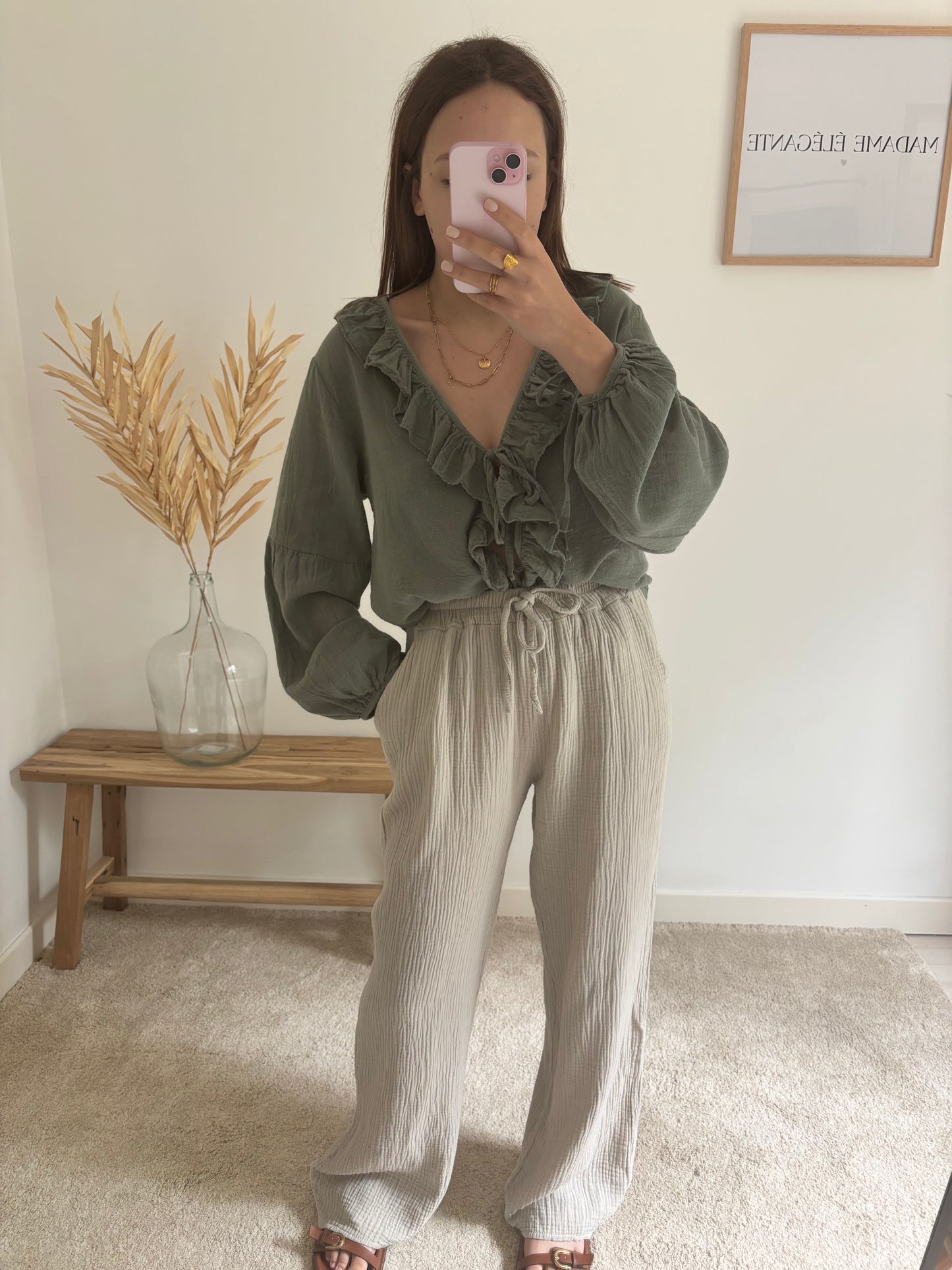 Pantalon Jade beige