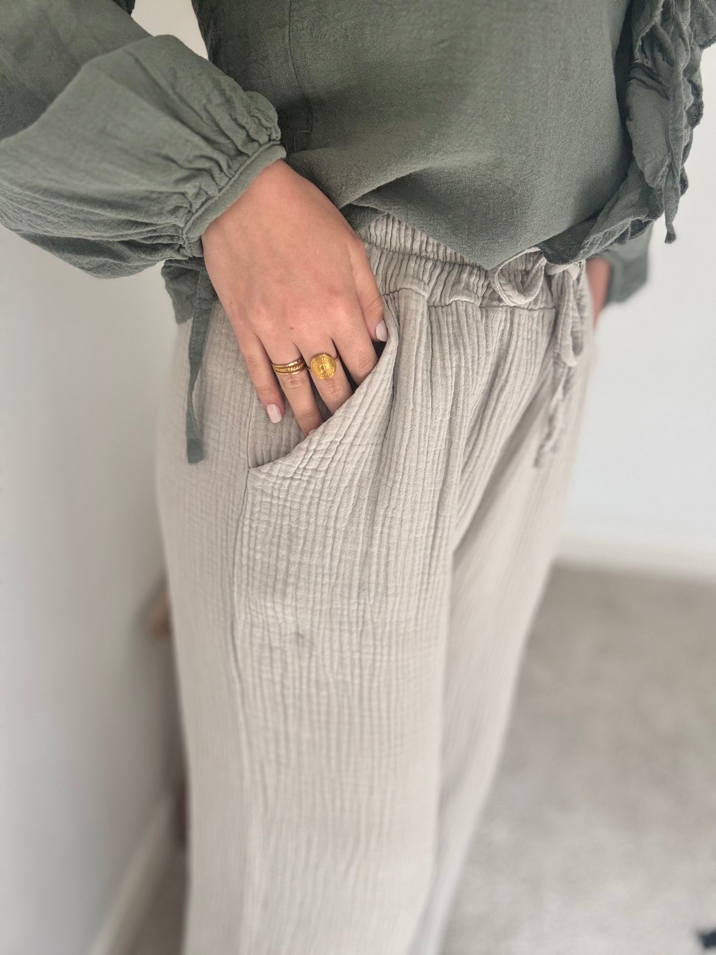 Pantalon Jade beige