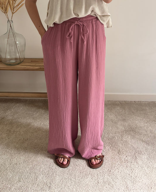 Pantalon Chloé rose