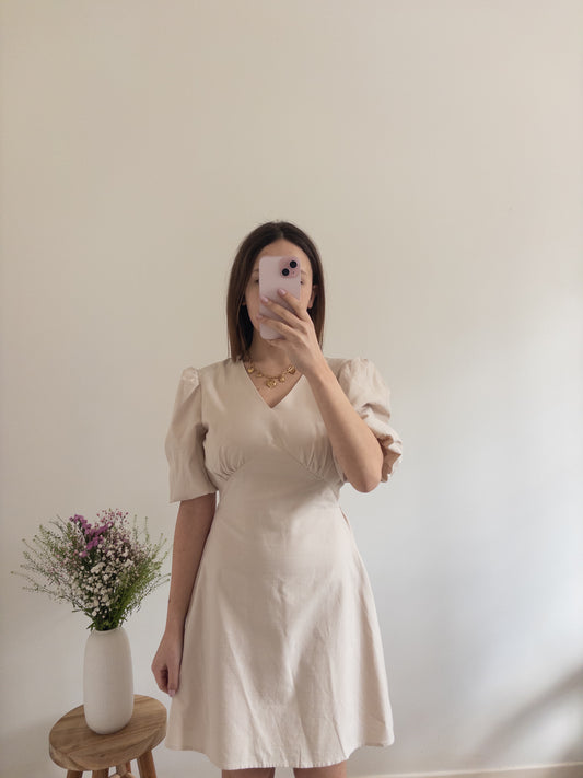Robe Capucine beige