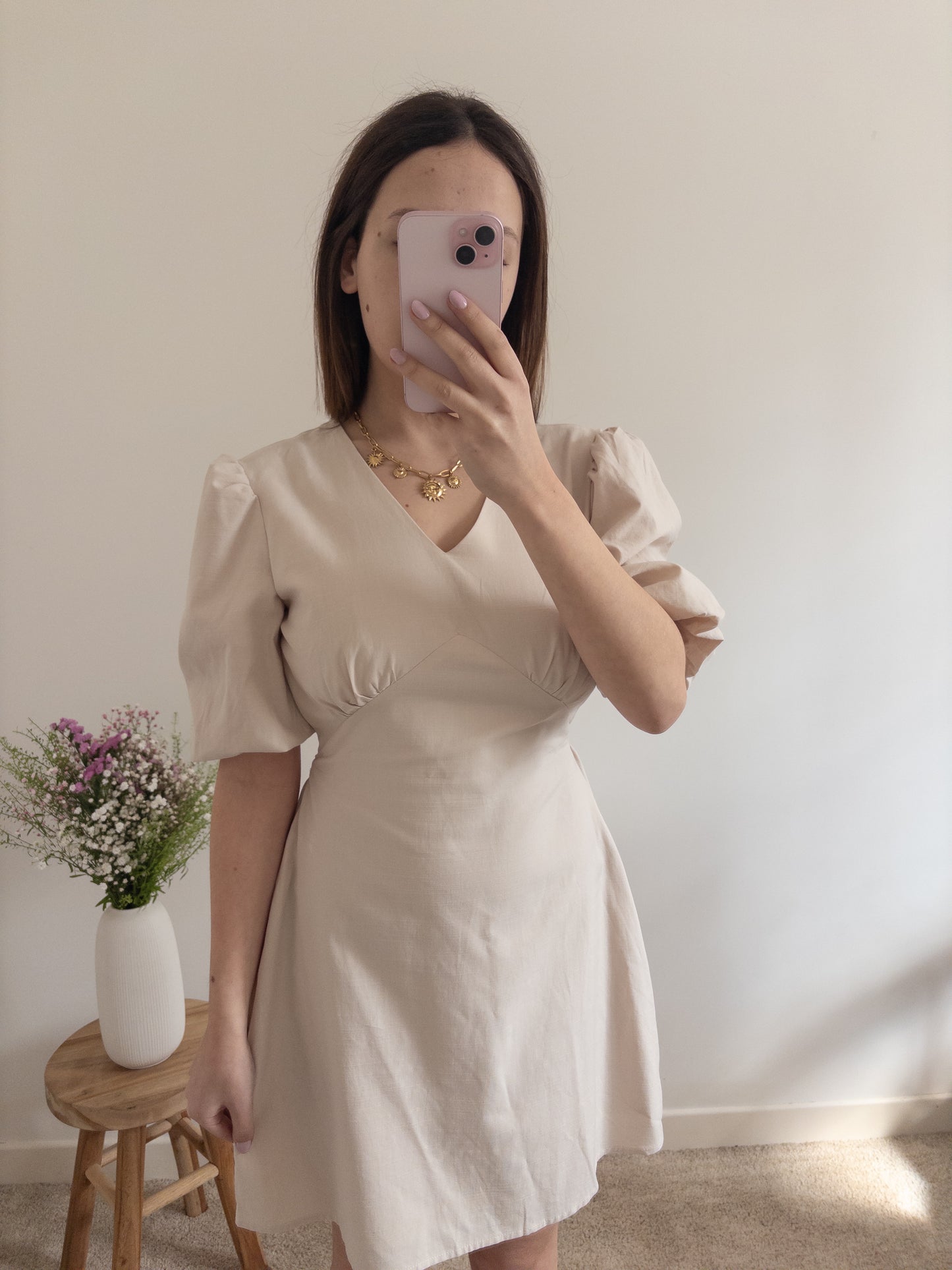 Capucijnenjurk beige