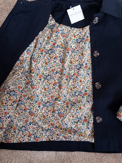 Margaux navyblue trench coat