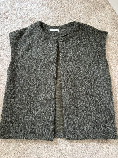 Khaki sleeveless vest