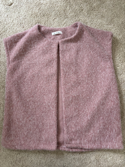 Pink sleeveless vest