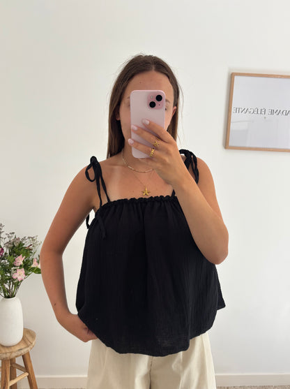 Top Julie noir