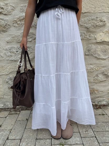 Jupe Angèle blanche
