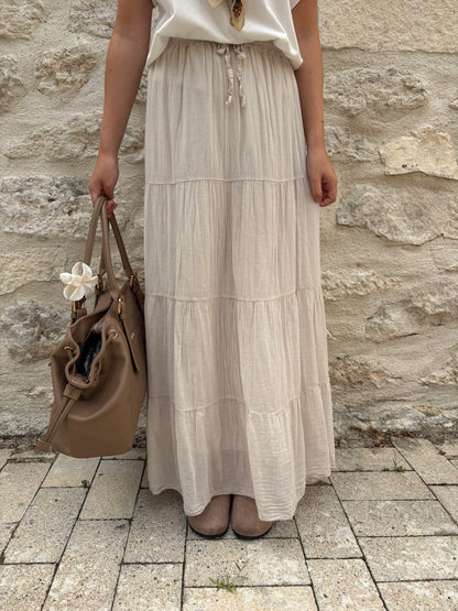 Jupe Angèle beige