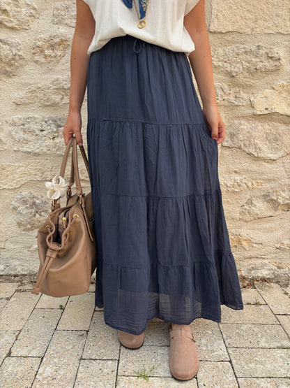 Jupe Angèle bleu
