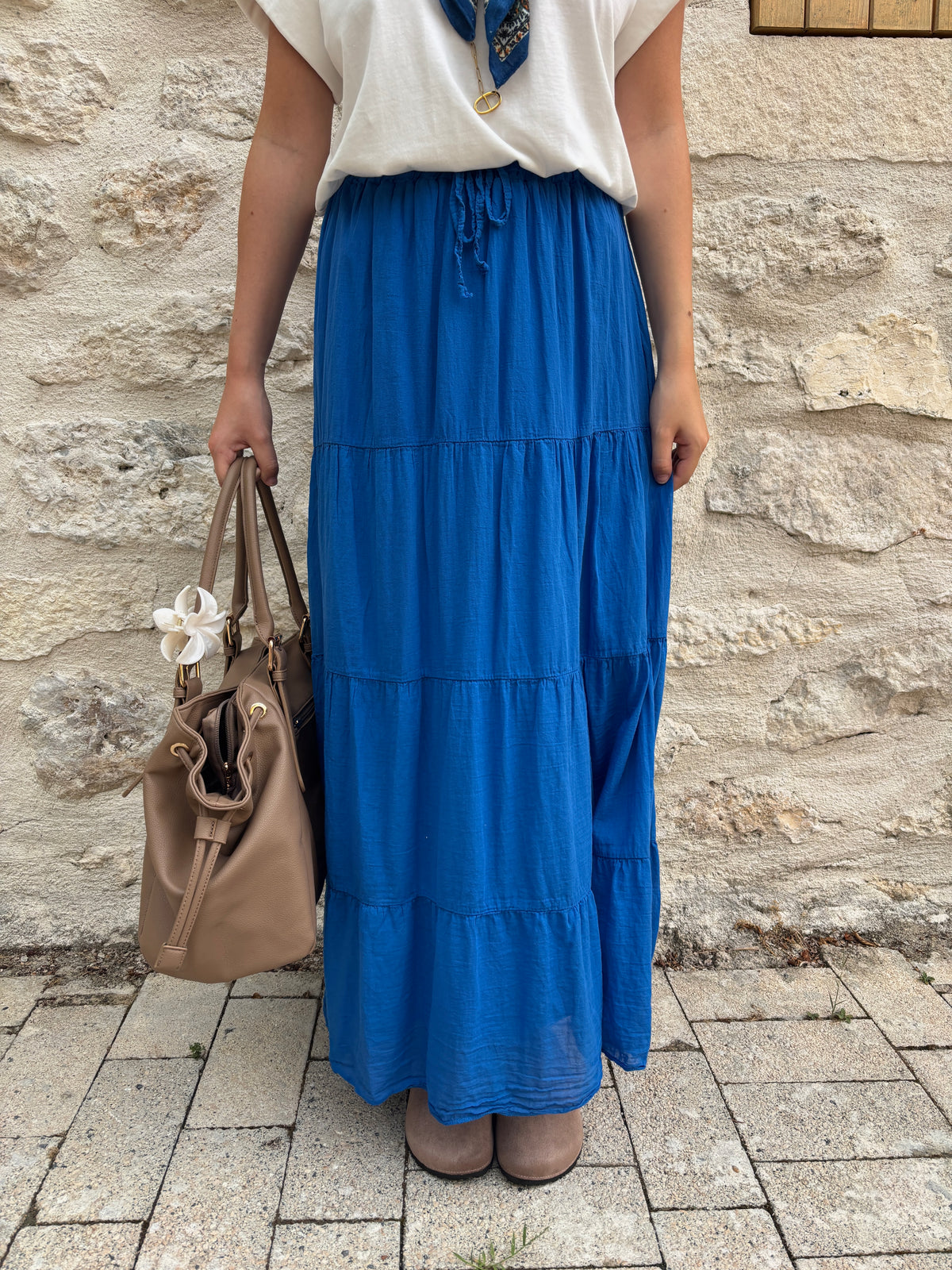 Jupe Angèle bleu