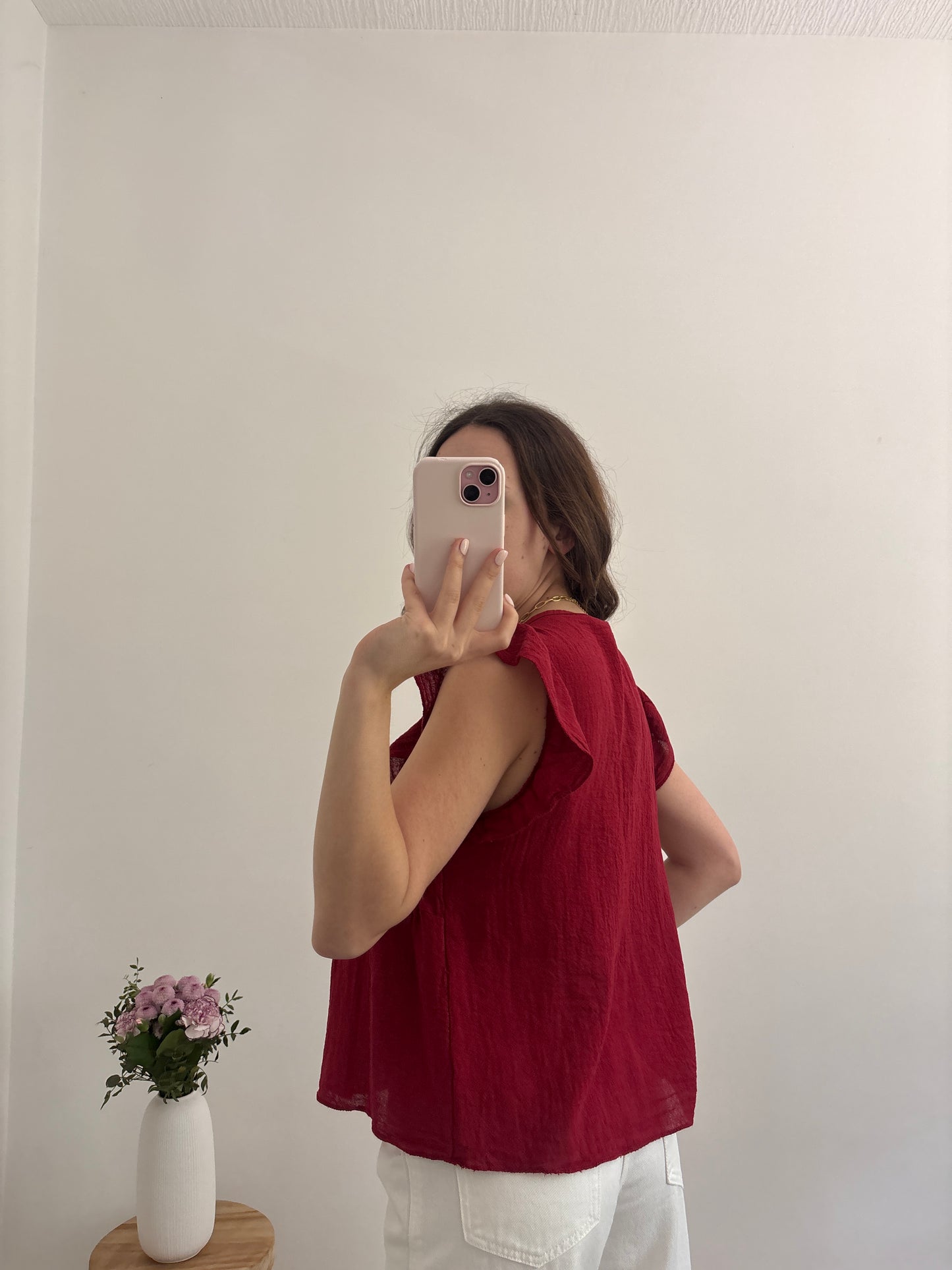Top Romy bordeaux