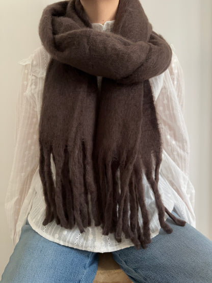 Brown scarf
