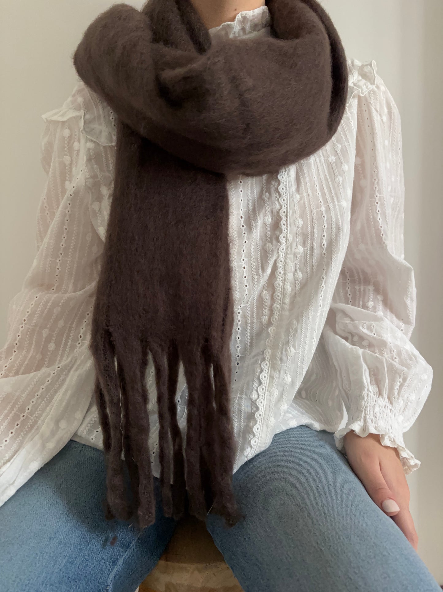 Brown scarf